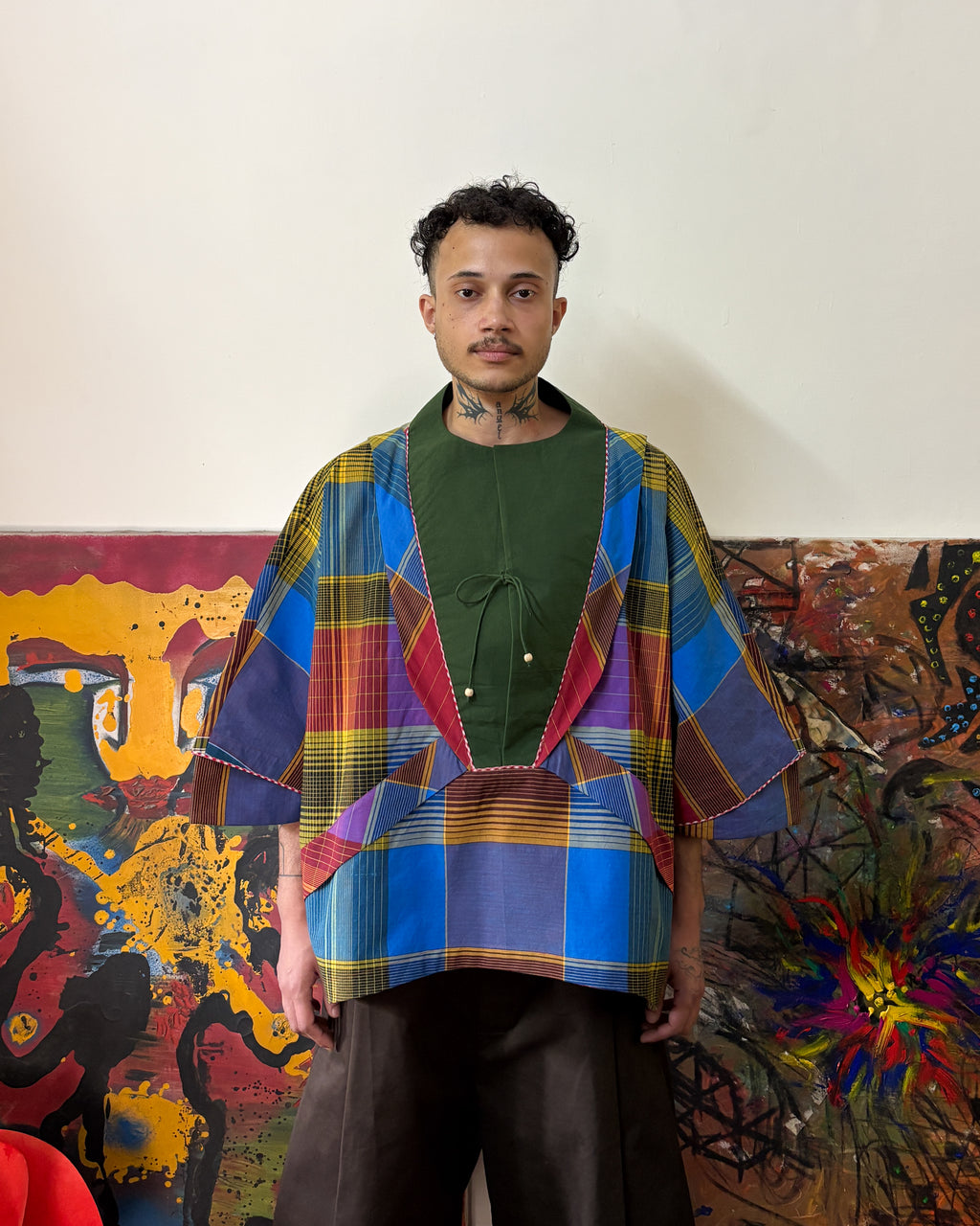 Tinker top - green bib