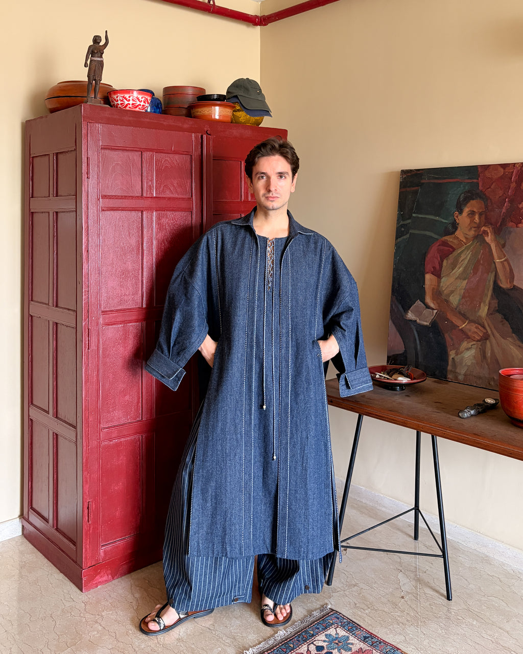 Reversible mingle jacket - denim