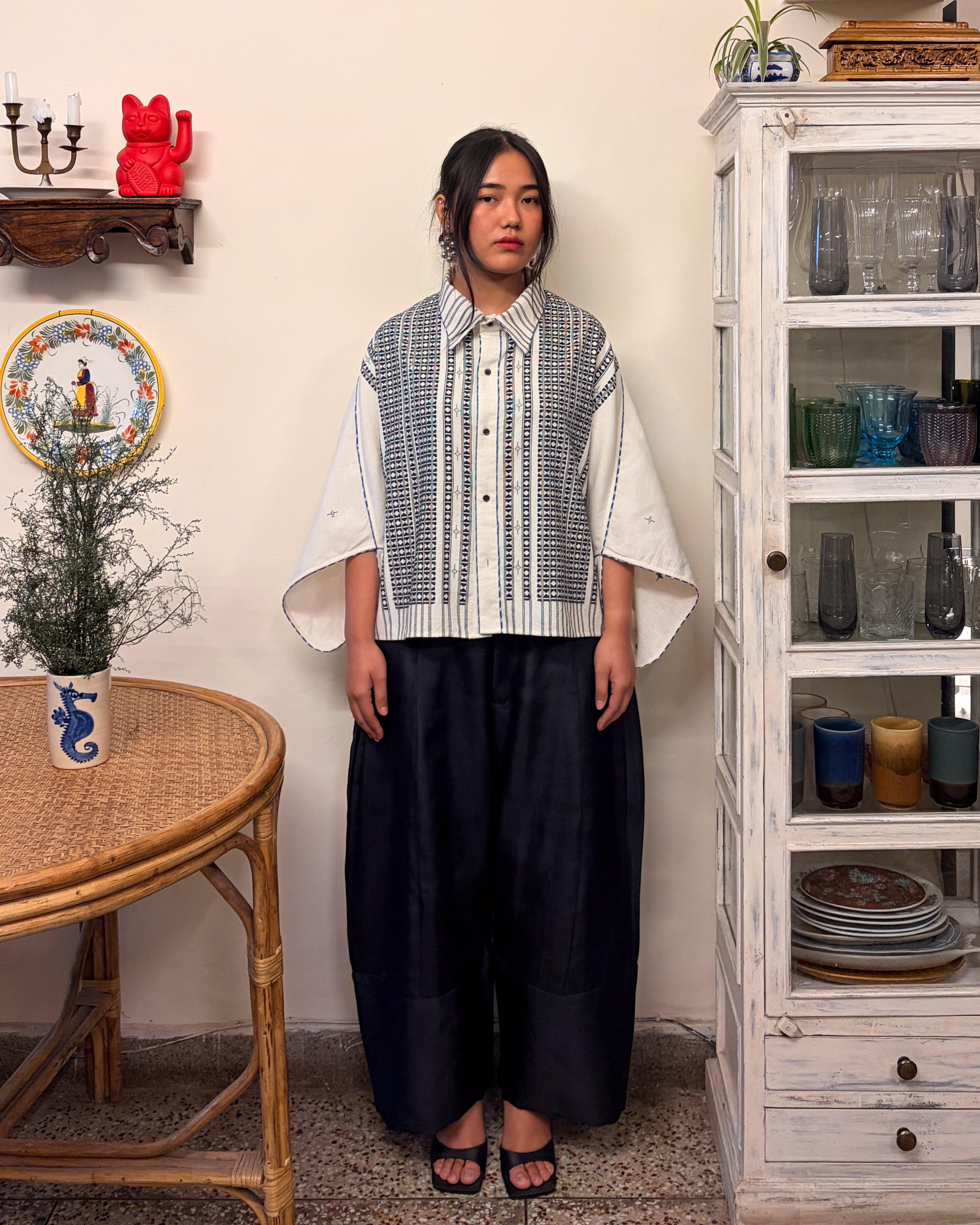Bloom shirt - extra weft weave
