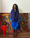 Oru wrap skirt - blue
