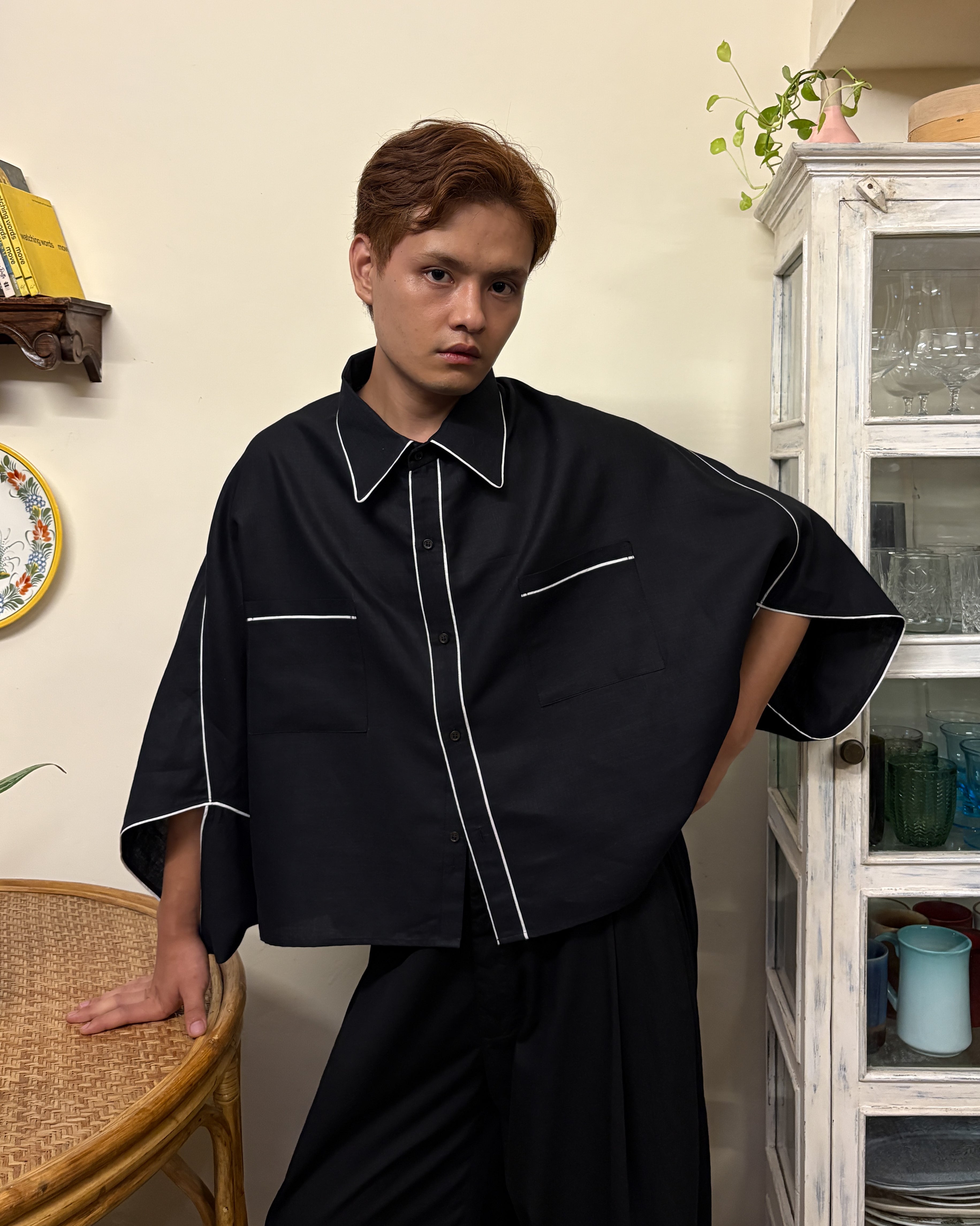 Bloom shirt - black