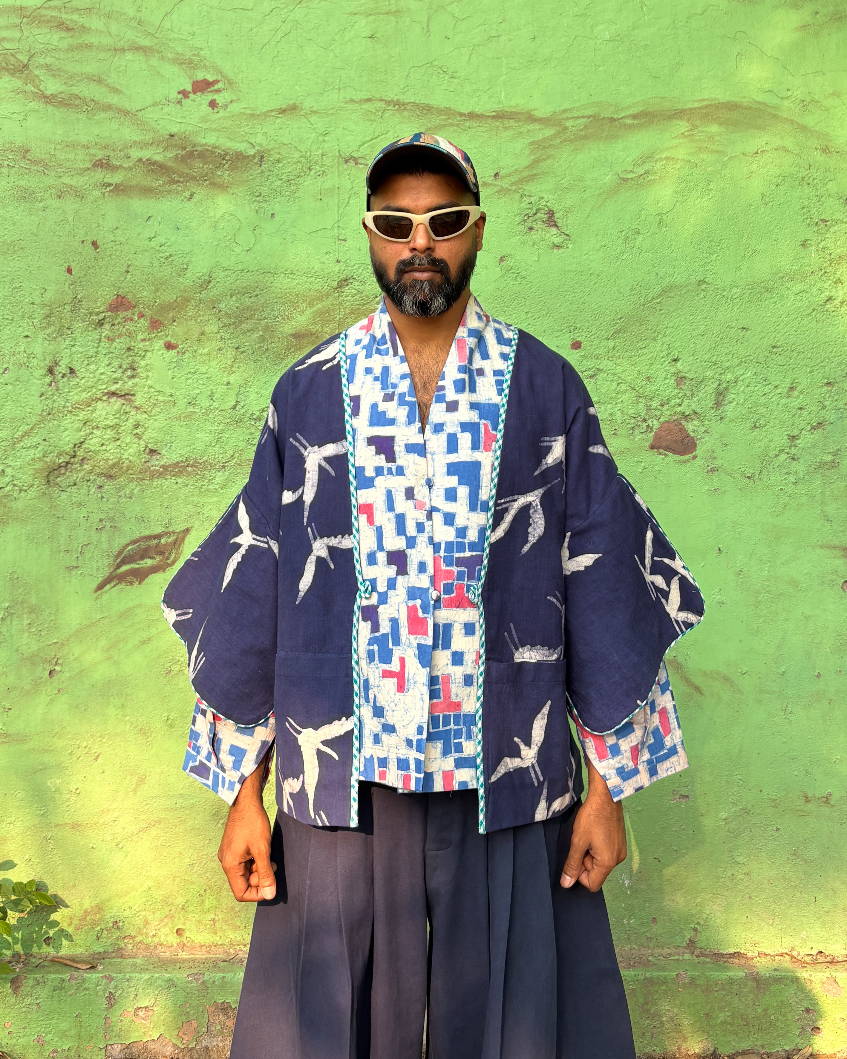 Betsu shacket - birds