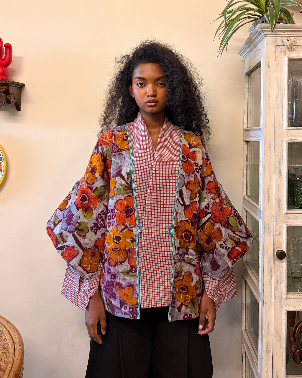 Betsu shacket - floral