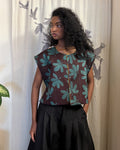 Reversible picnic top - floral