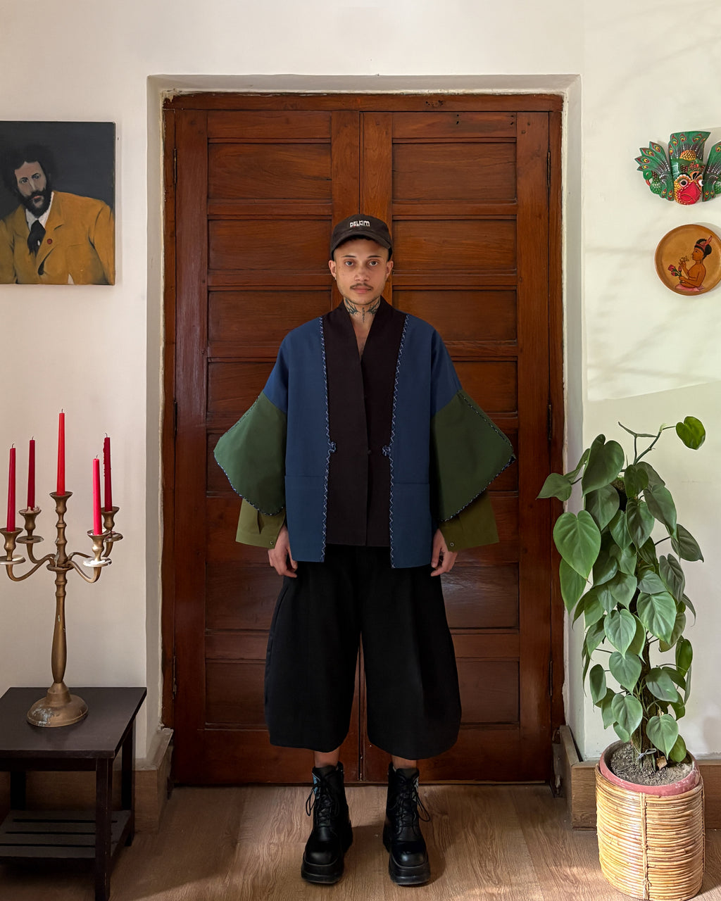 Betsu shacket - green