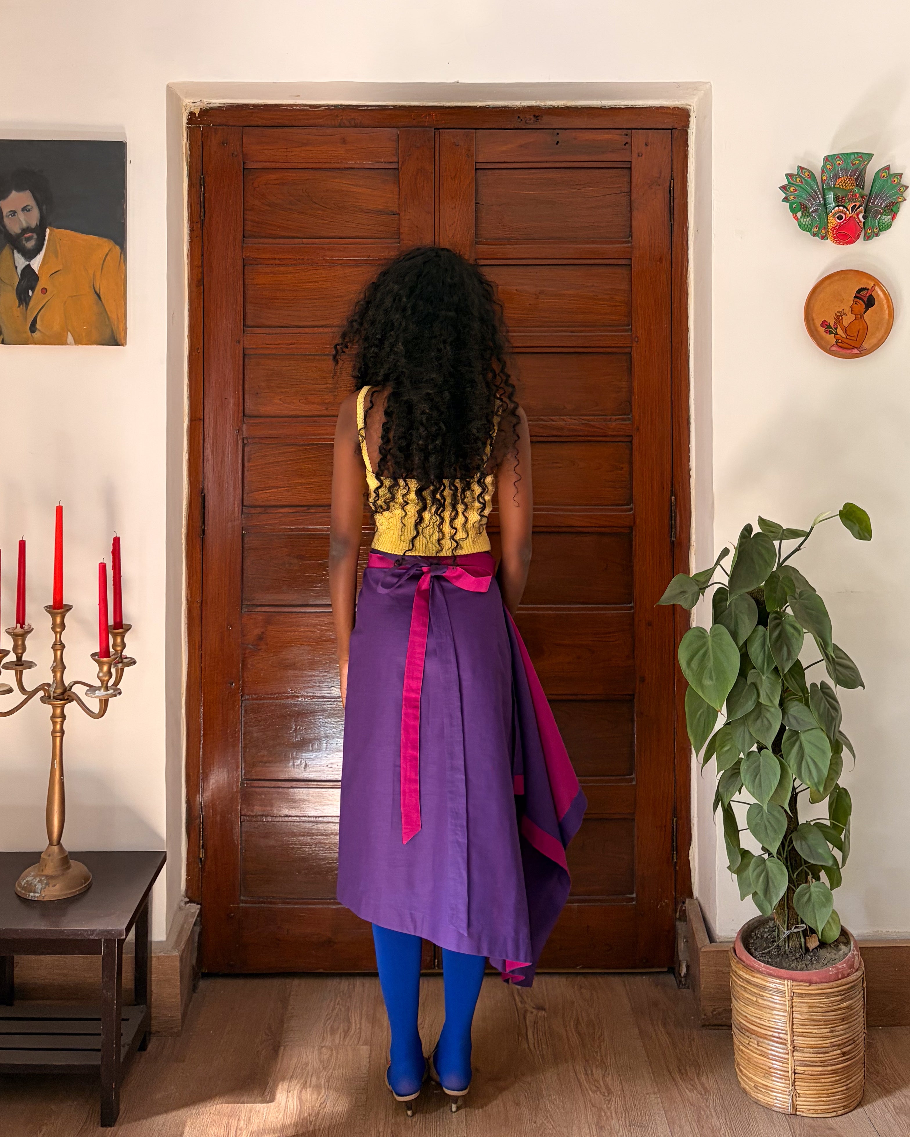 Oru wrap skirt - purple