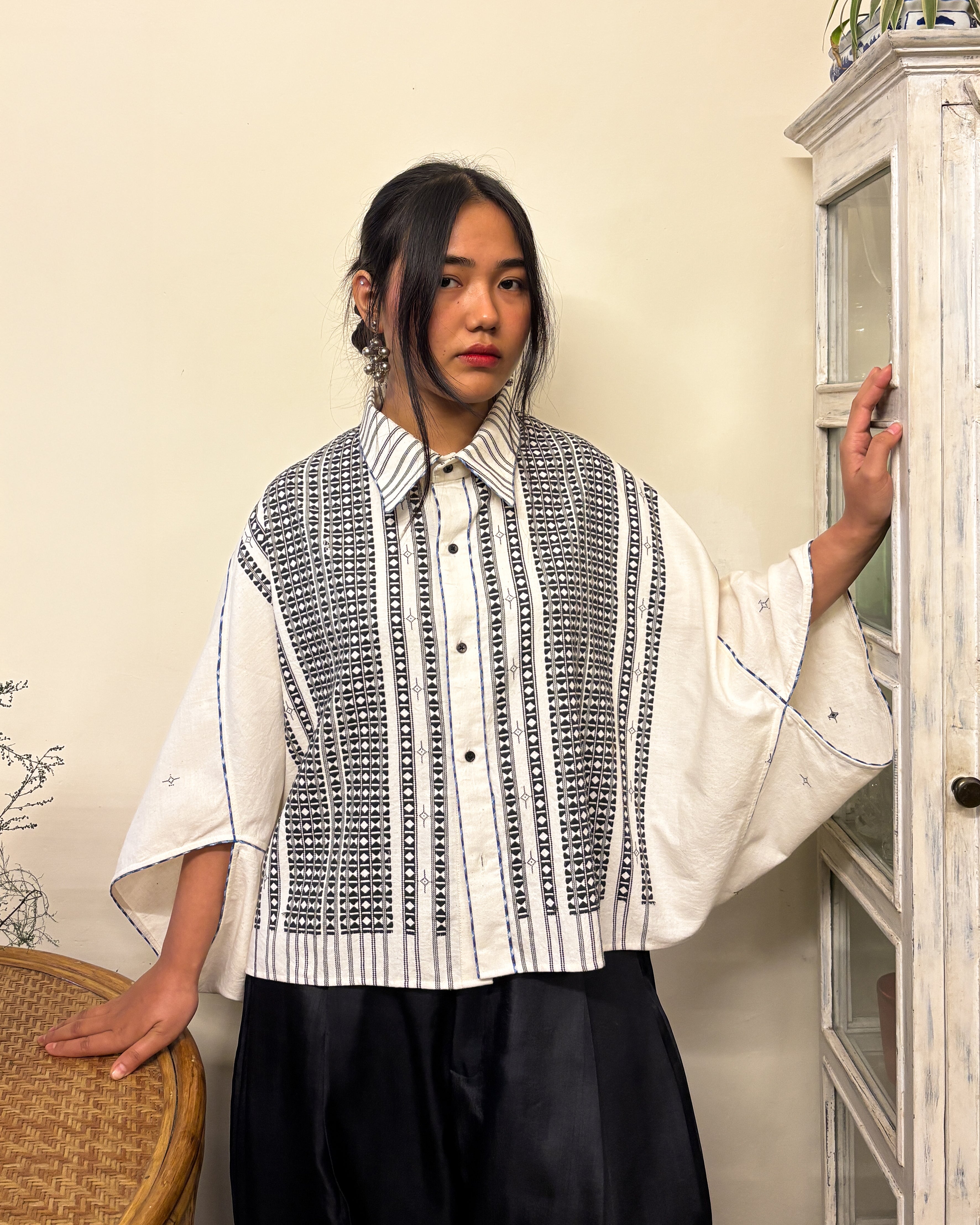 Bloom shirt - extra weft weave