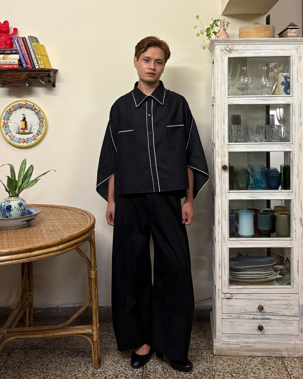 Bloom shirt - black