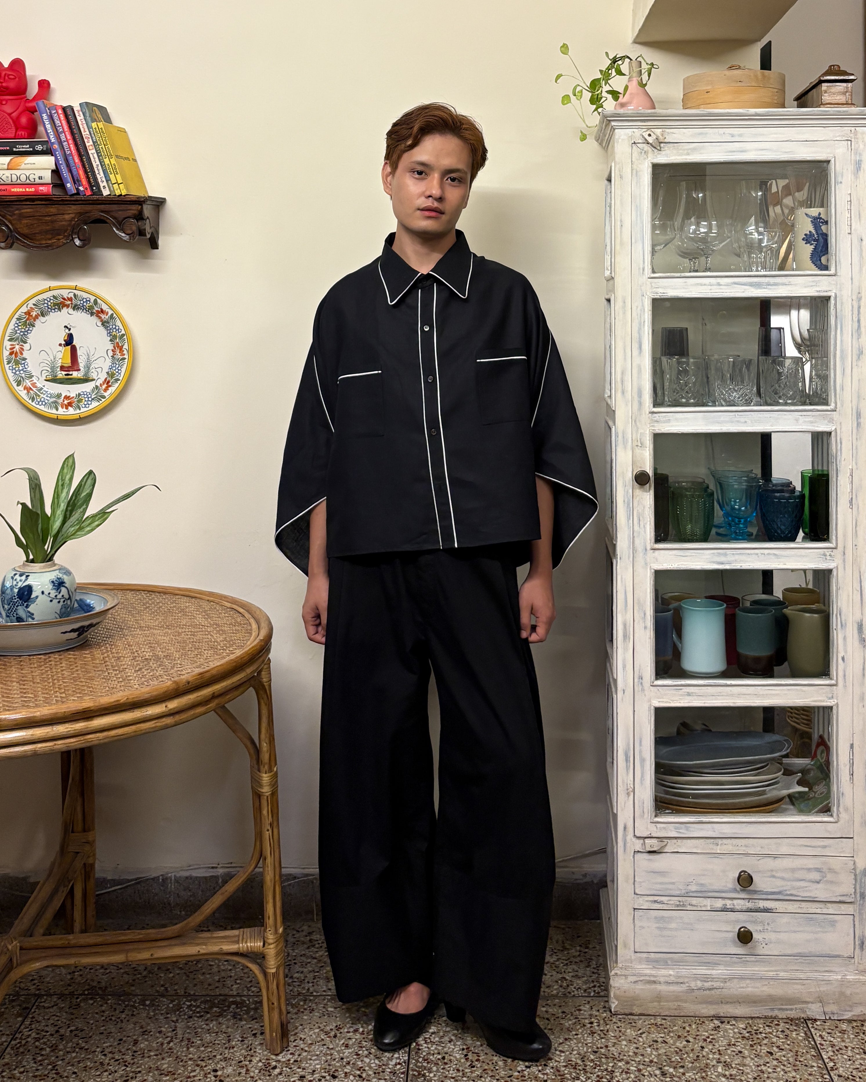 Bloom shirt - black