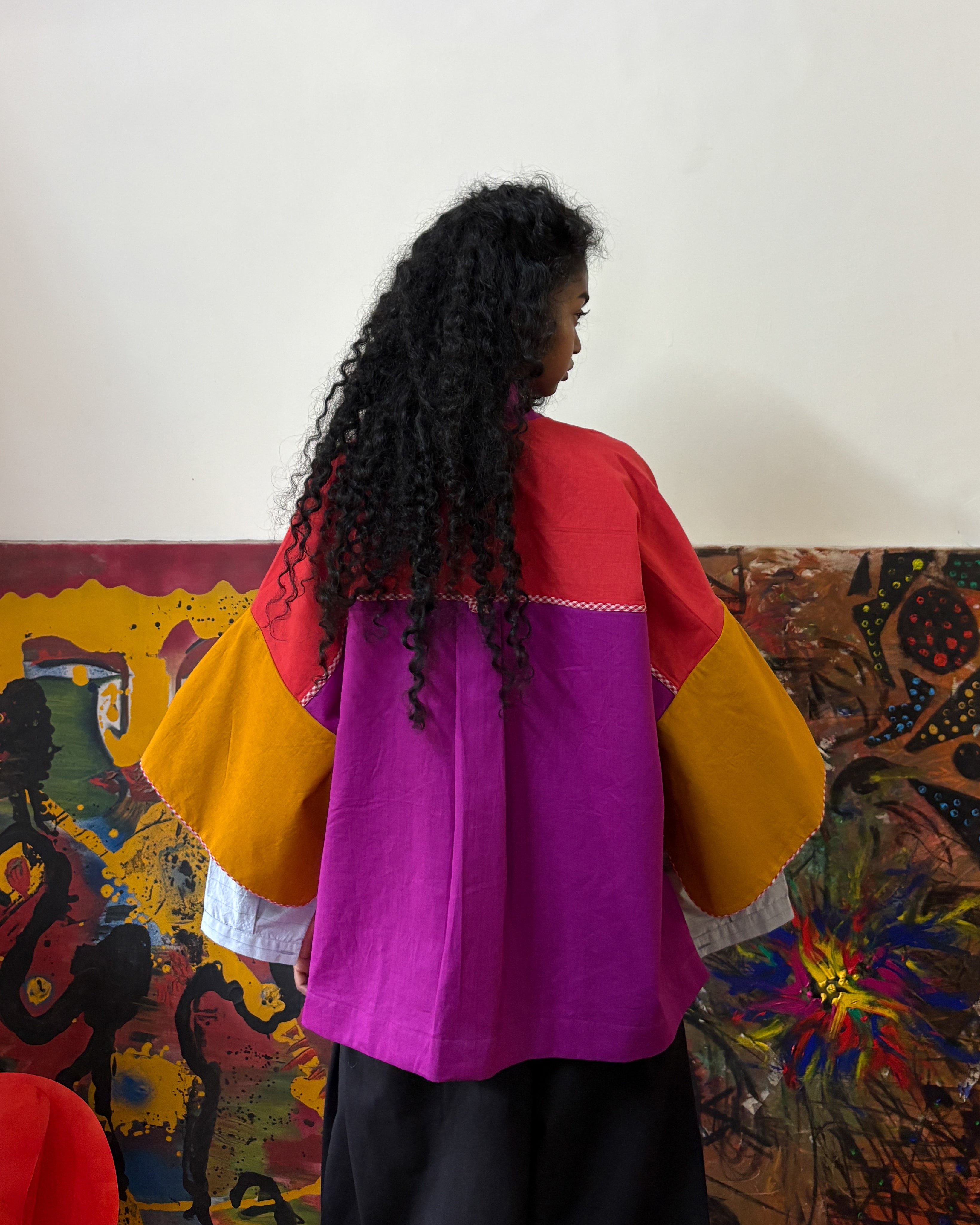 Betsu shacket - magenta