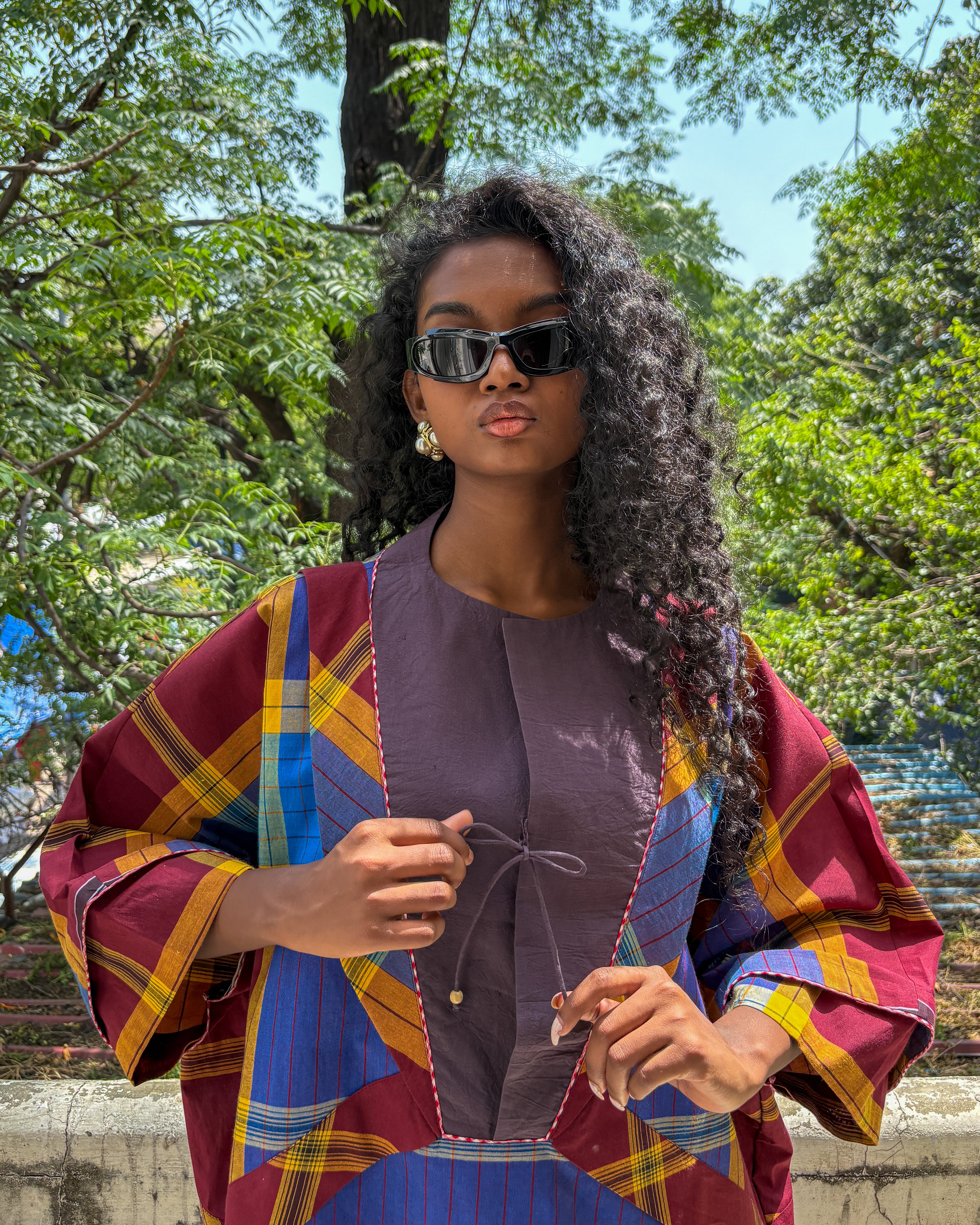 Tinker top - brown bib