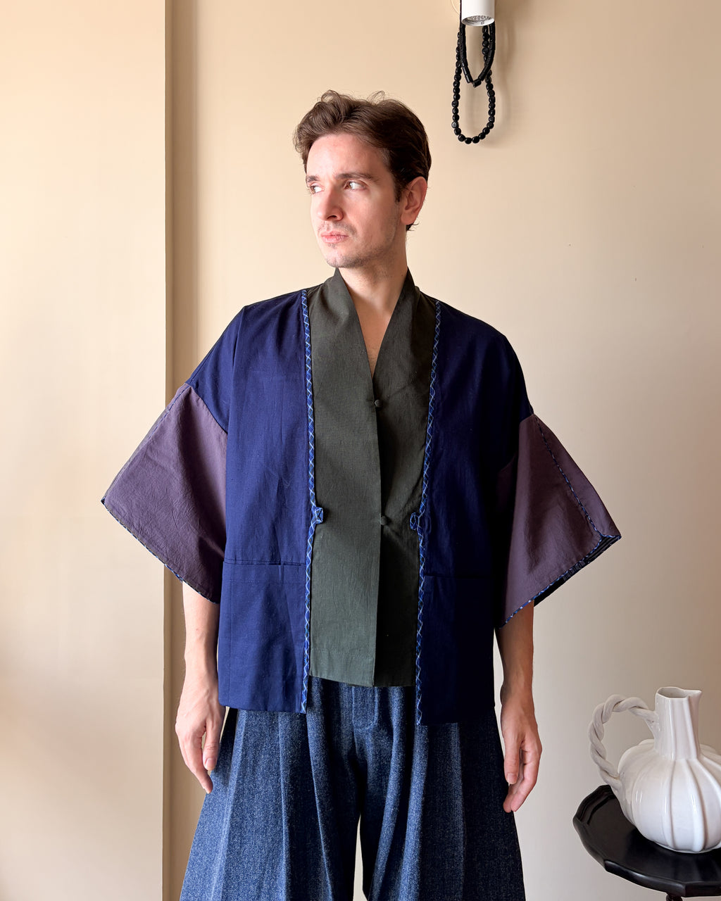Betsu shacket - color block