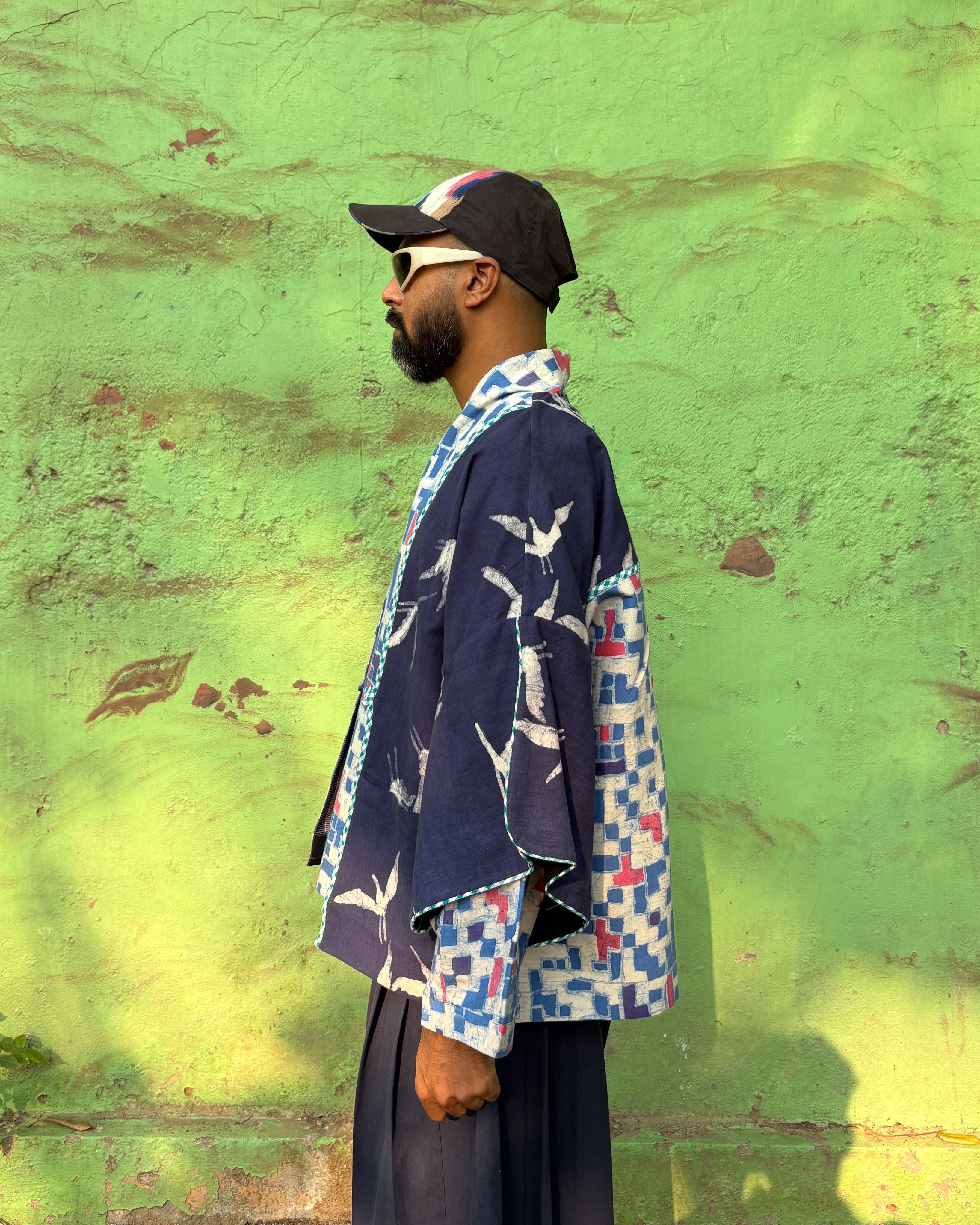 Betsu shacket - birds