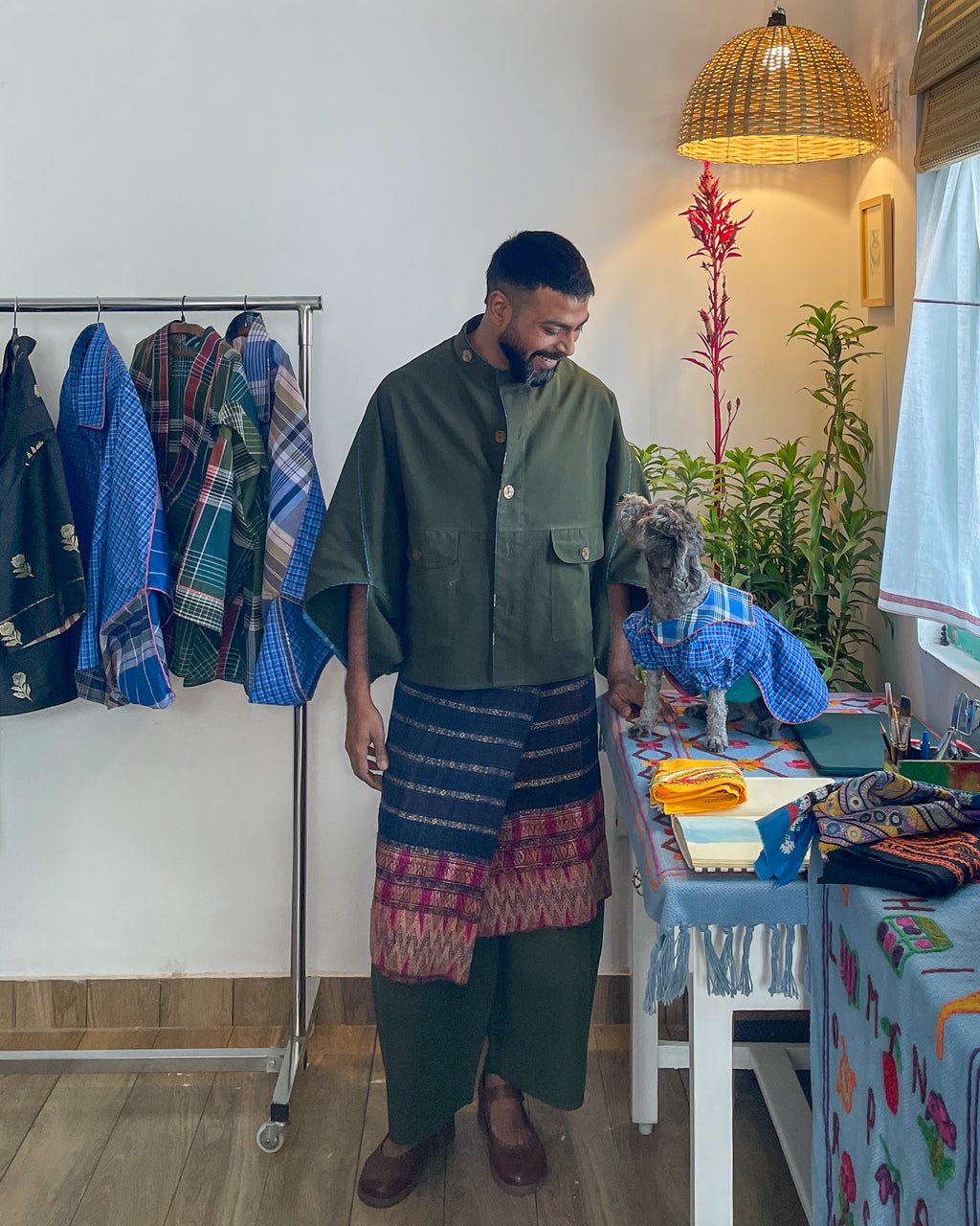 Bloom shacket - olive