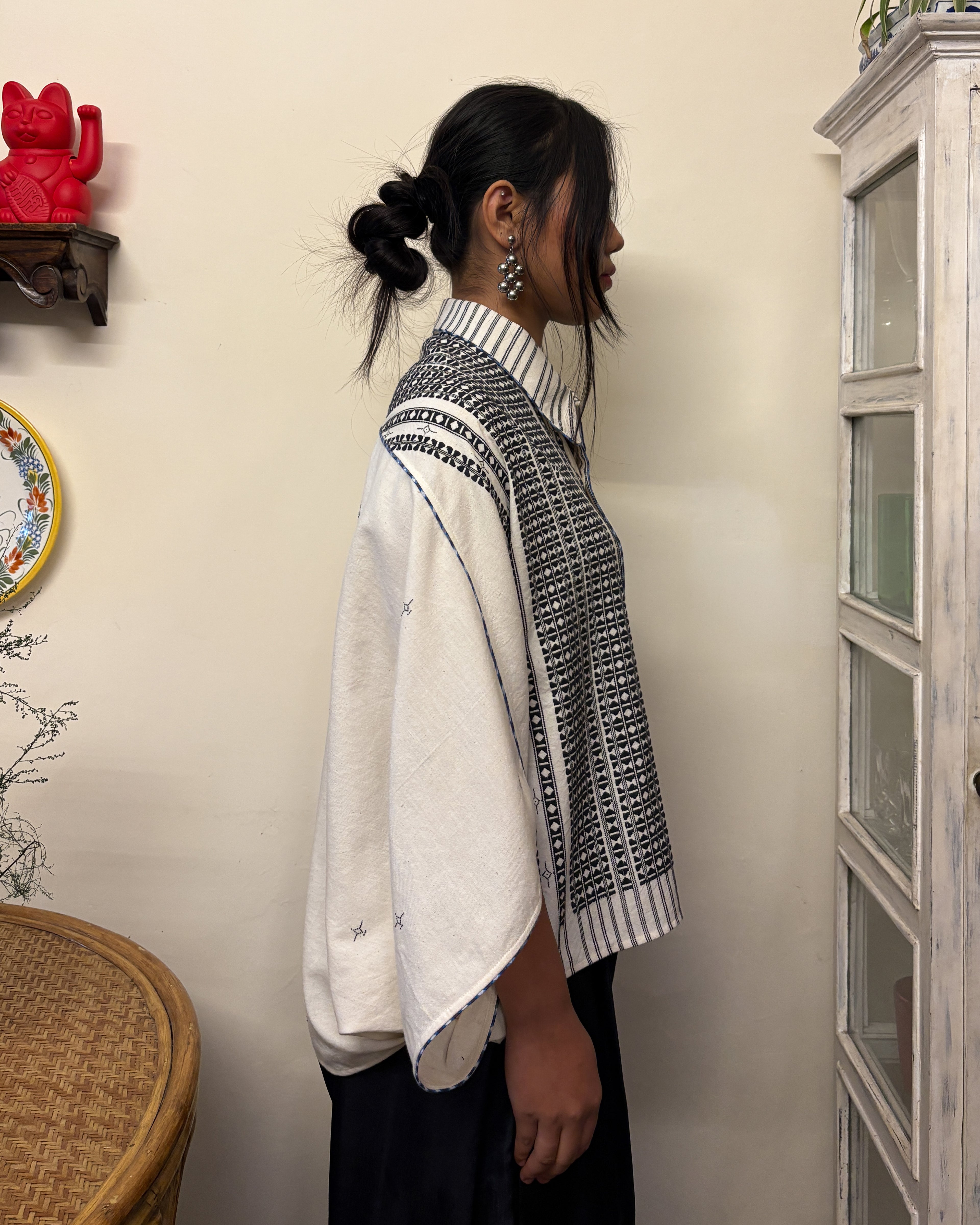 Bloom shirt - extra weft weave