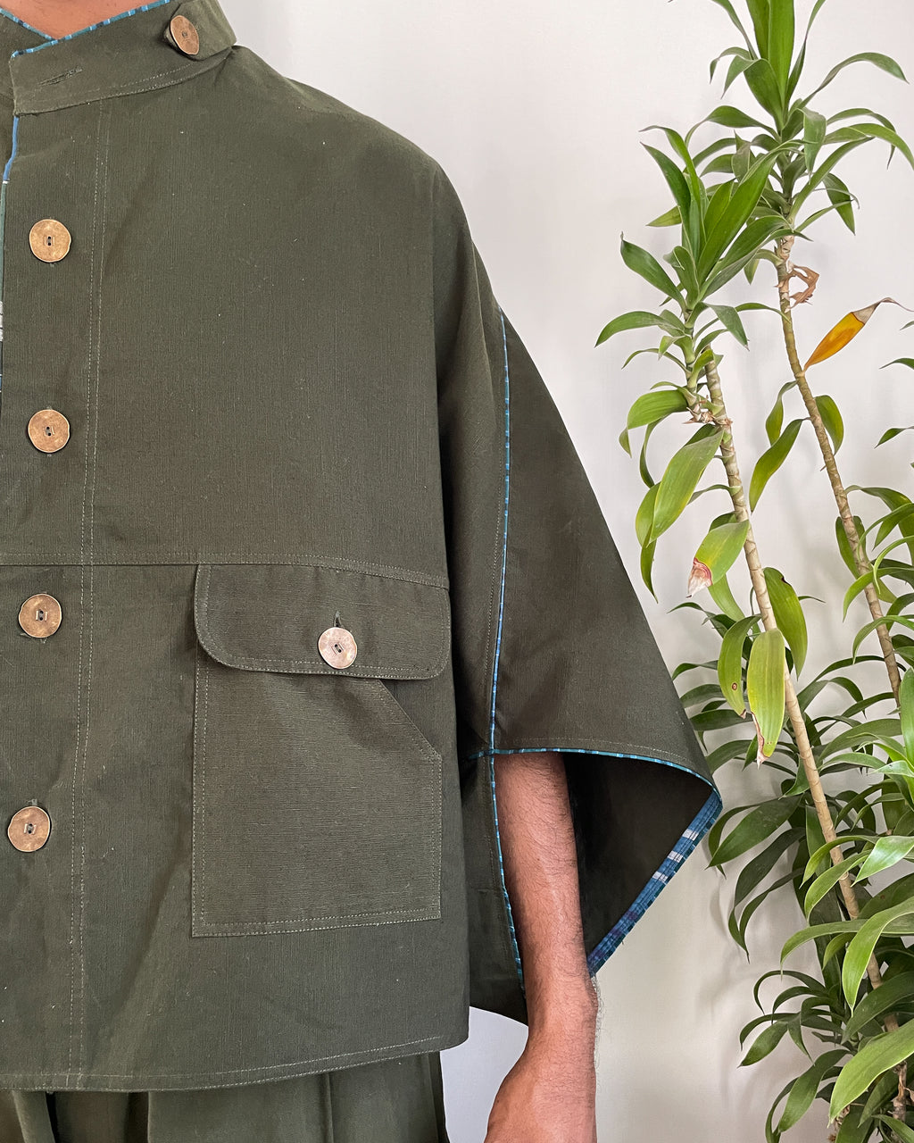 Bloom shacket - olive