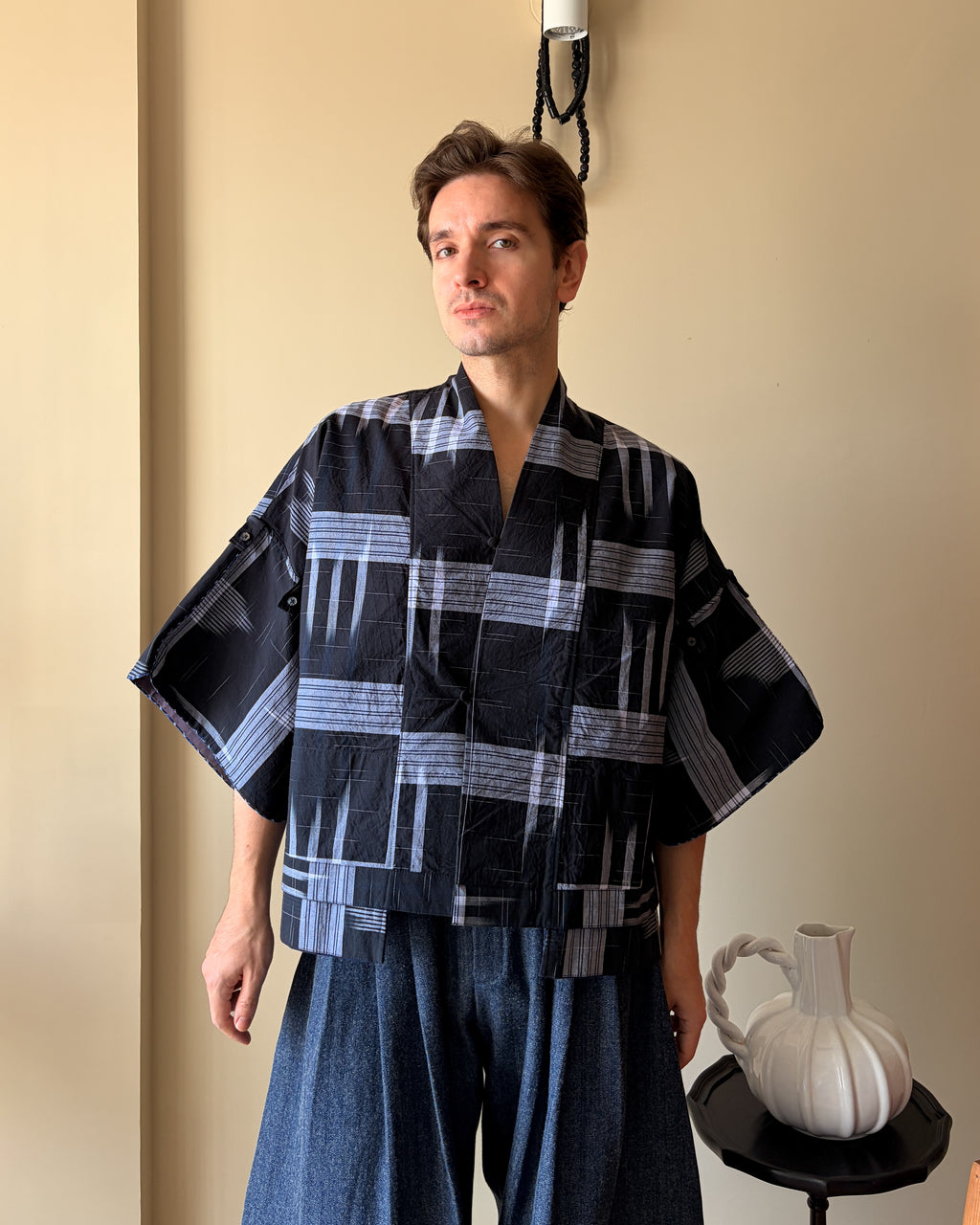 Betsu shacket - color block