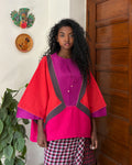 Tinker top - magenta bib