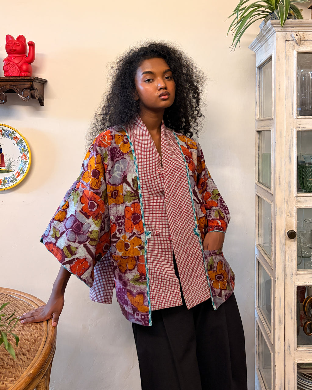 Betsu shacket - floral