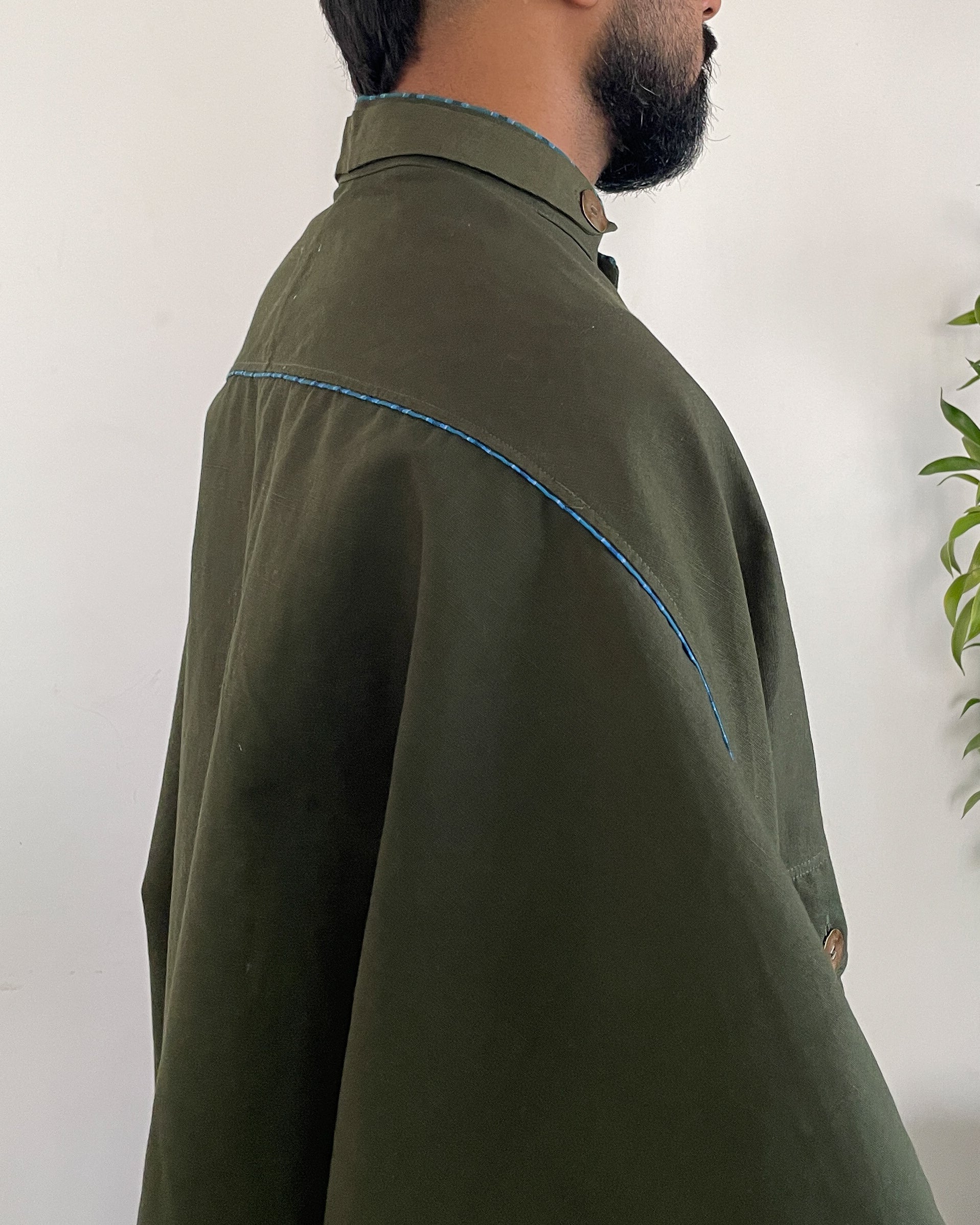 Bloom shacket - olive