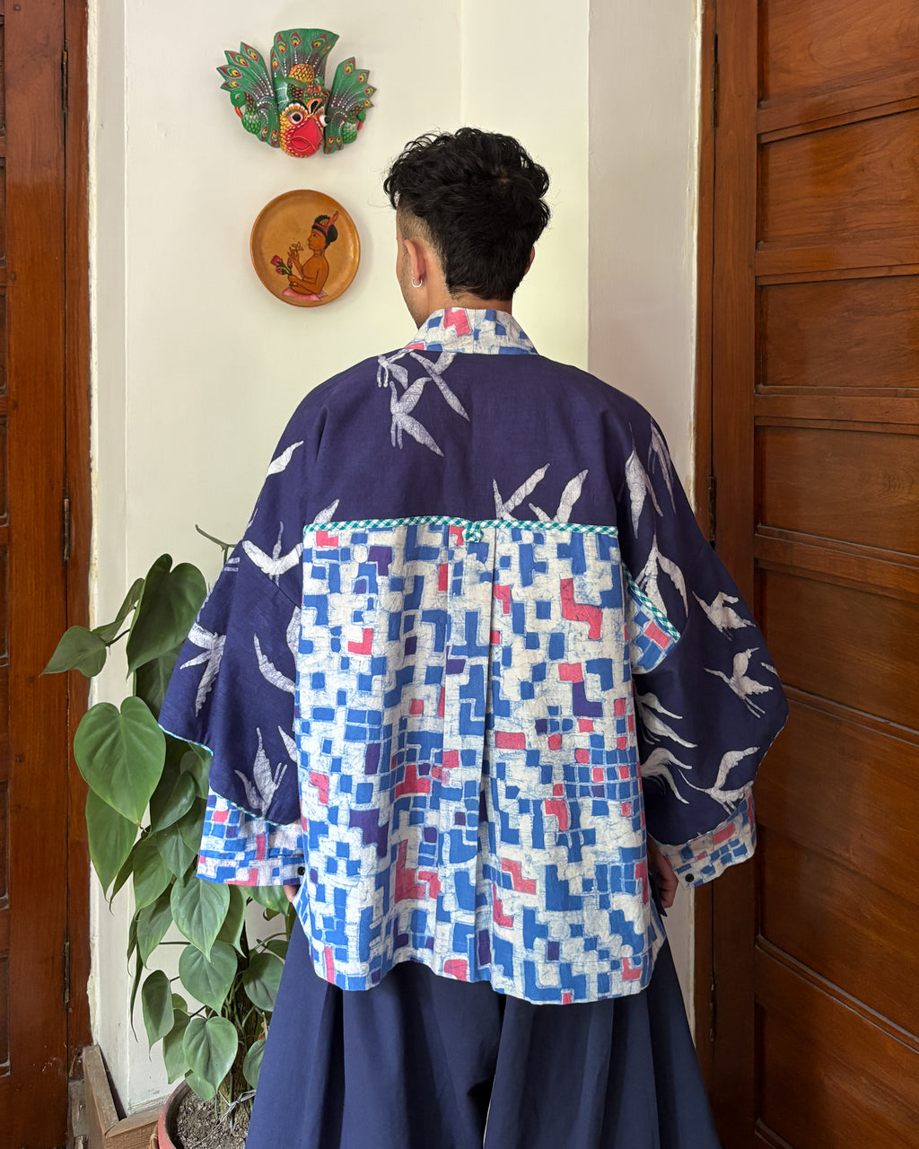 Betsu shacket - birds