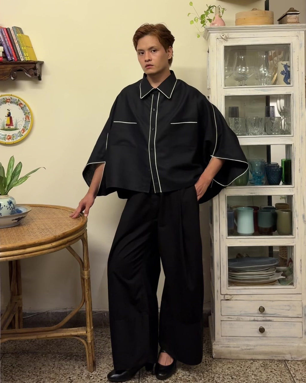 Bloom shirt - black